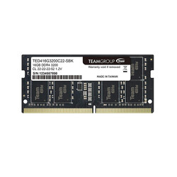 16 GB DDR4 3200 Mhz SODIMM TEAM ELITE TED416G3200C22-S01 - Thumbnail