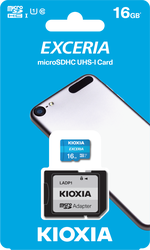 Toshiba - 16GB MICRO SDHC C10 100MB/s KIOXIA LMEX1L016GG2