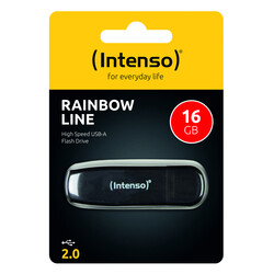 16GB USB2.0 3502470 Rainbow Line INTENSO - Thumbnail