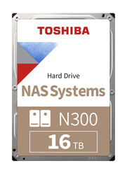 Toshiba - 16TB TOSHIBA N300 7200RPM SATA 512MB HDWG31GUZSVA