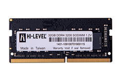 Hilevel - 32GB DDR4 3200Mhz SODIMM 1.2V HLV-SOPC25600D4/32G HI-LEVEL