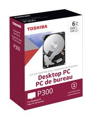 Toshiba - 6TB TOSHIBA 5400RPM P300 SATA3 128MB HDWD260EZSTA BOX