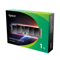 Apacer - Apacer AS2280P4X-1 1TB 7400-7000 MB/s M.2 PCIe Gen4x4 SSD (AP1TBAS2280Q4U-1)