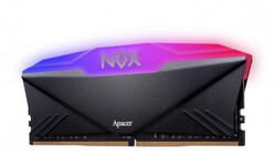 Apacer - Apacer NOX RGB AURA Black 8GB (1x8GB) 3200Mhz CL16 DDR4 Gaming Ram (AH4U08G32C28YNBAA-1)