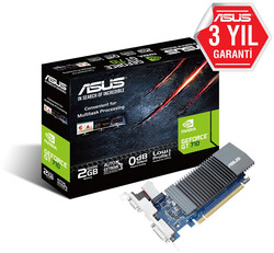 Asus - ASUS GT710-SL-2GD3-BRK-EVO 2GB DDR3 64Bit DVI/HDMI