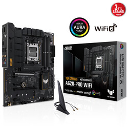 ASUS TUF GAMING A620-PRO WIFI DDR5 6400MHZ HDMI DP M.2 ATX - Thumbnail
