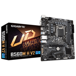 GIGABYTE B560M H V2 DDR4 3200MHz HDMI mATX 1200p - Thumbnail