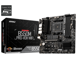 Msi - MSI B550M PRO-VDH WIFI DDR4 4400(OC) HDMI MATX AM4