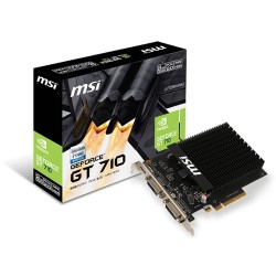Msi - MSI GT 710 2GD3H 2GB LP DDR3 64Bit DVI/HDMI/VGA