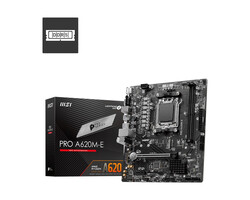 Msi - MSI PRO A620M-E AMD A620 AM5 SOKET DDR5 6000(OC)MH