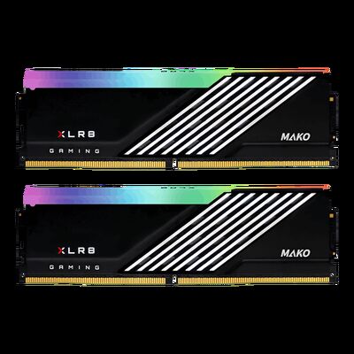 PNY XLR8 Gaming MAKO EPIC-X RGB 32GB (2x16GB) 6400MHz CL40 DDR5 Gaming Ram (MD32GK2D5640040MXRGB)