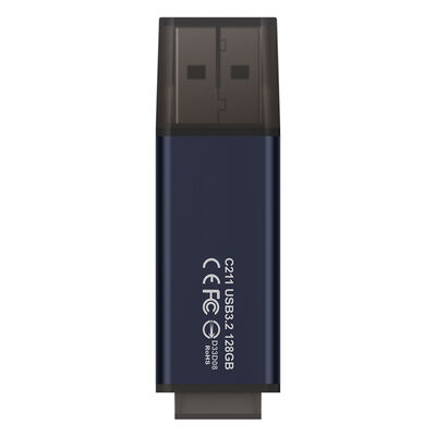 Team C211 128GB Metal Kasa USB 3.2 Gen1 (TC2113128GL01)